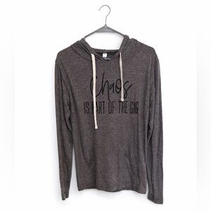 Gray Women's Hoodie Top